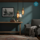 LED Filament Leuchtmittel, Vintage Dekoleuchte, Kerze C35, E14, 2.3W, 65lm, 1800K, dimmbar