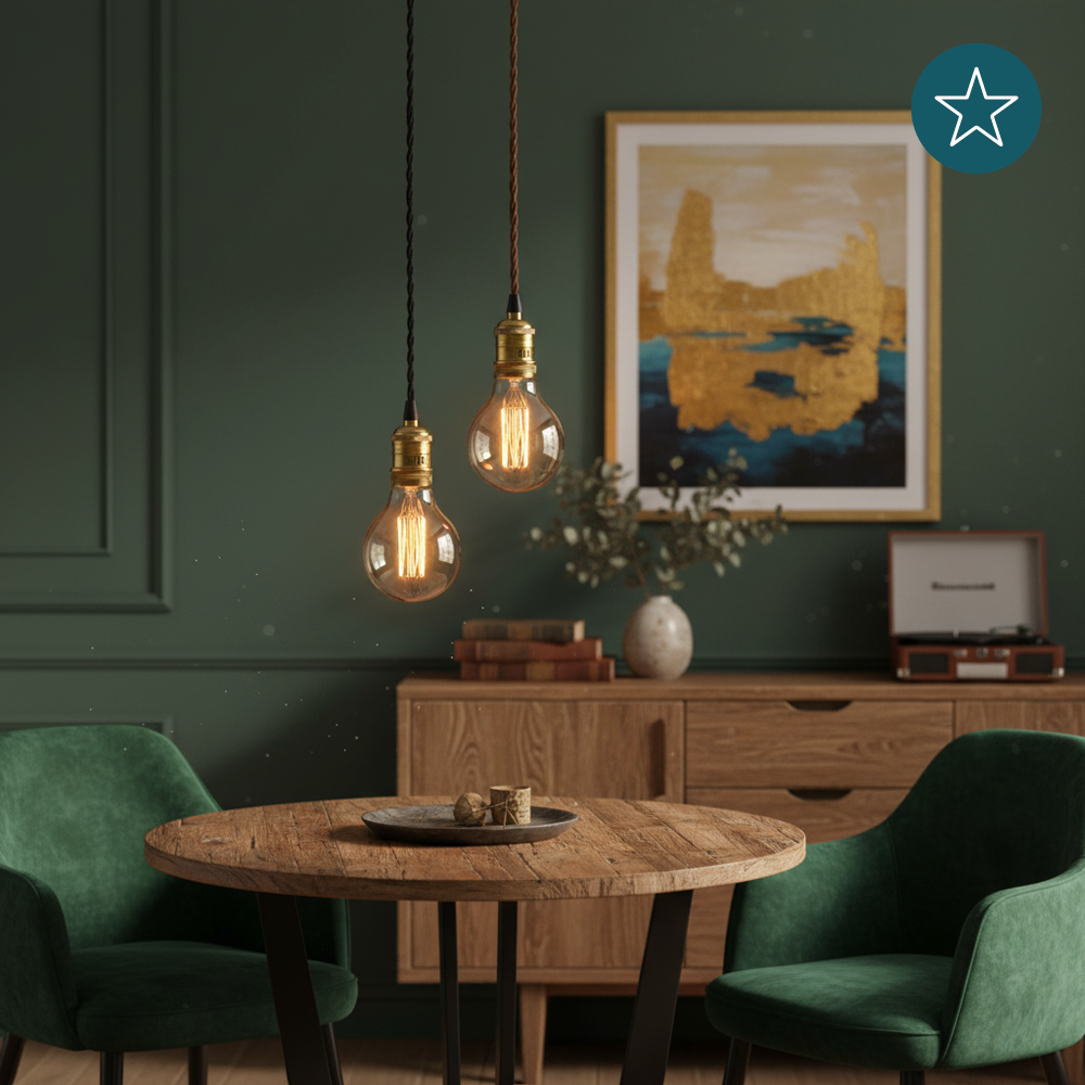 LED Filament Leuchtmittel, Vintage Dekoleuchte, Bulb A60, E27, 2.3W, 65lm, 1800K, dimmbar