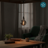 LED Filament Leuchtmittel, SPIRAL, Globe G95, E27, 4W, 40lm, 1800K, dimmbar