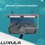 LED-Hallenleuchte, linear, 50 W, 6200 lm, 5000 K (neutralweiß), IP65, grau