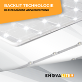 6er Pack LED BackLit Panel, 62x62 cm, 21 W, 4200 lm, 4000 K, UGR<19