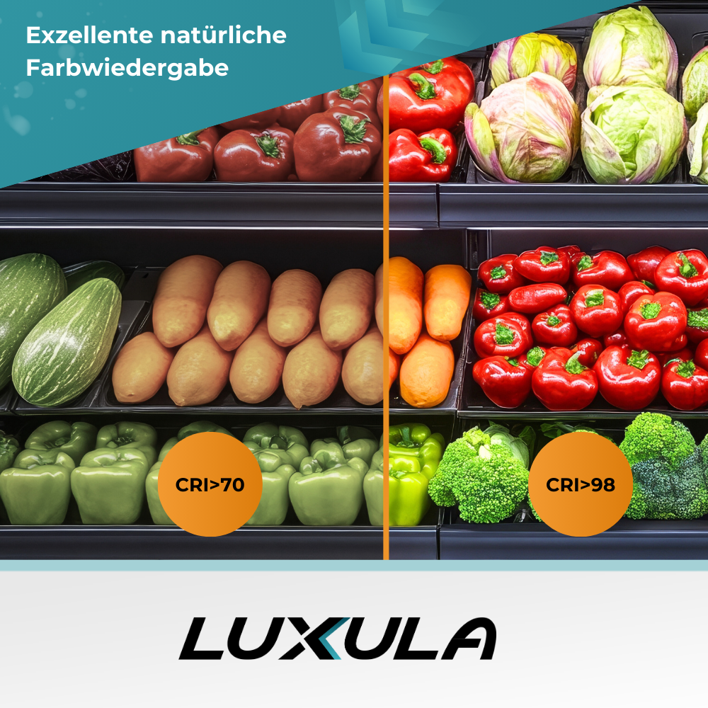 5er Pack LED BackLit Panel, 62x62 cm, CRI98, 40W, 4000lm, 4000K