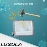 LED-Fluter, 100 W, 4000 K (neutralweiß), 12000 lm, grau, IP65