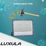 LED-Fluter, 300 W, 4000 K (neutralweiß), 37500 lm, grau, IP65