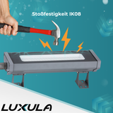 LED-Hallenleuchte, linear, 50 W, 6200 lm, 5000 K (neutralweiß), IP65, grau
