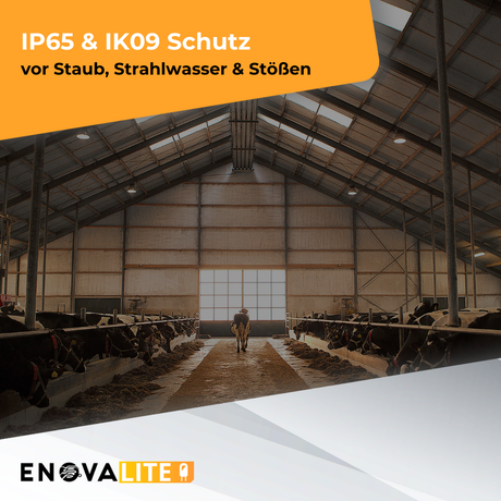 9er-Pack LED-Hallenstrahler, mit Bewegungsmelder, Leistung einstellbar, 100/150/200W, 4000 K (neutralweiß), 17000-34000 lm, IP65, 0-10V dimmbar.