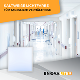 LED Panel, 62x62 cm, 36 W, 3600 lm, Rasterleuchte, 6000 K, inkl Philips Netzteil | Lichttechnik24.de.