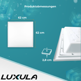 LED BackLit Panel, 62x62 cm, CRI98, 40W, 4000lm, 4000K