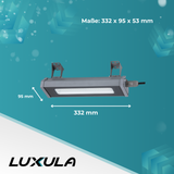 LED-Hallenleuchte, linear, 50 W, 6200 lm, 5000 K (neutralweiß), IP65, grau