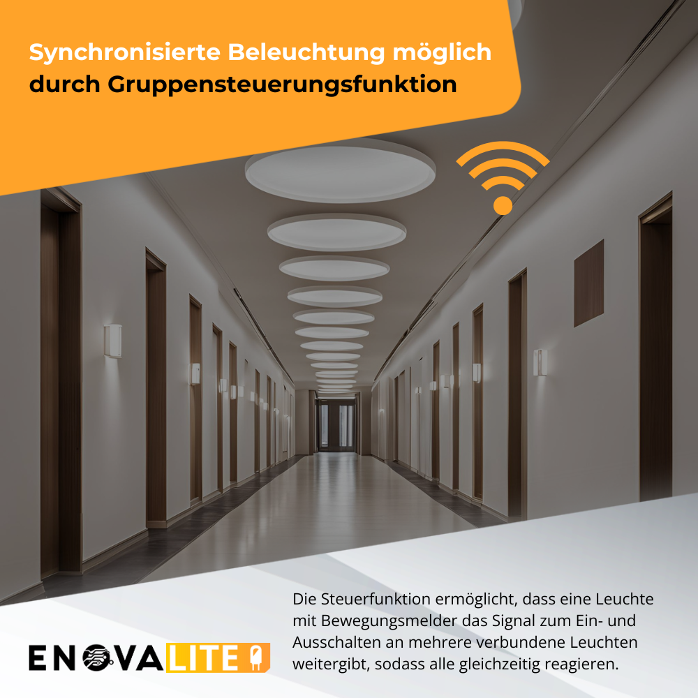 LED-Notstrom Deckenleuchte, mit 8 h Notlicht, 18 W, 1800 lm, 3000-6000 K (warm-, neutral-, kaltweiß) IP65, IK09