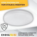 LED Aufbauleuchte, 18W, 1880 lm, 4000K, ø220x50mm, IP54