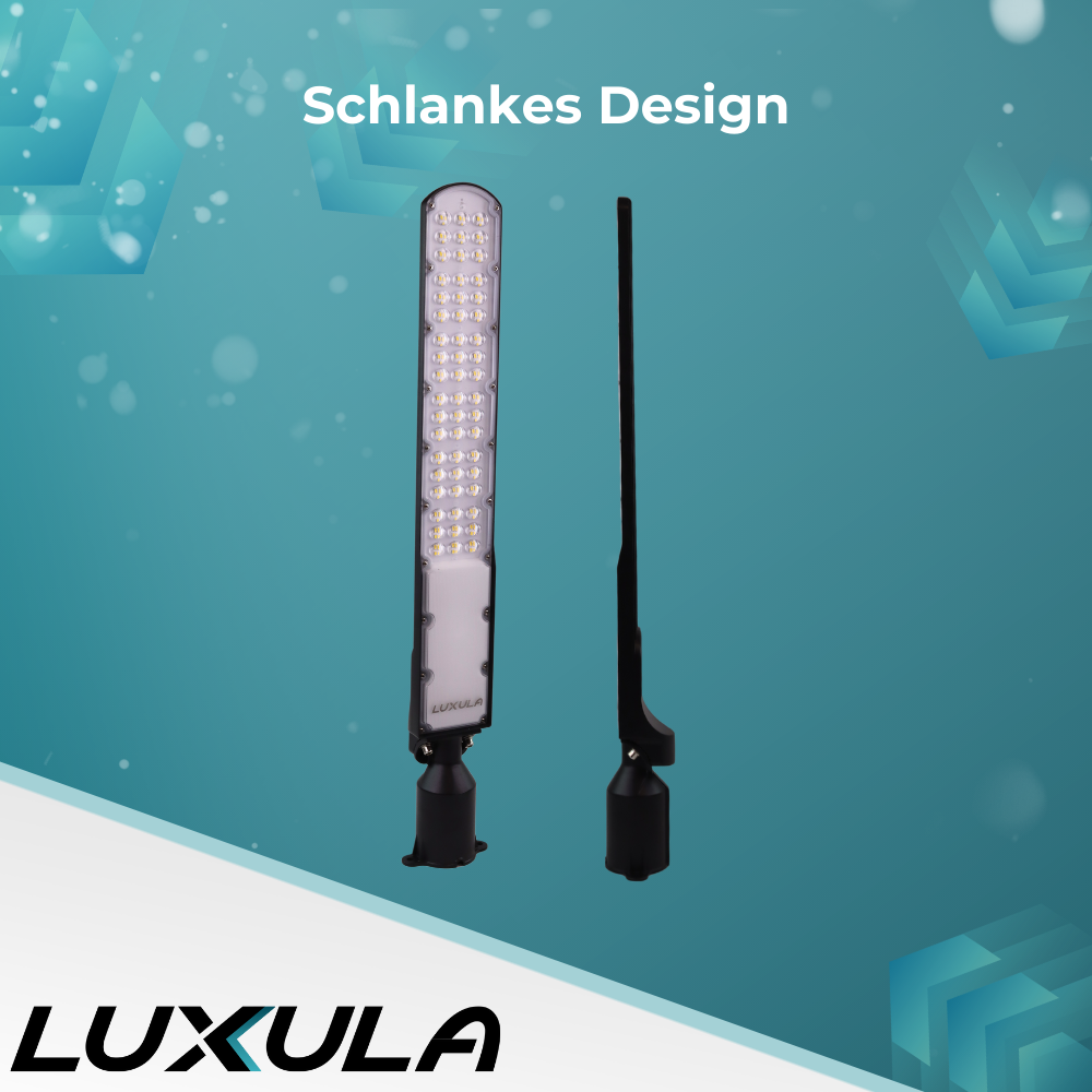 LED Straßenleuchte, SLIM, 100 W, 12000 lm, 5000 K (neutralweiß), IP65, Wand- und Mastmontage