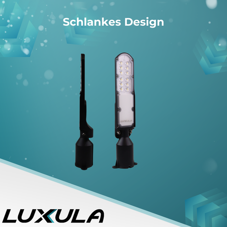 LED Straßenleuchte, SLIM, 50 W, 6000 lm, 5000 K (neutralweiß), IP65, Wand- und Mastmontage.