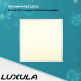 6er Pack LED BackLit Panel UGR<19, 62x62, 40W, 4400 lm, 3000K, 90°