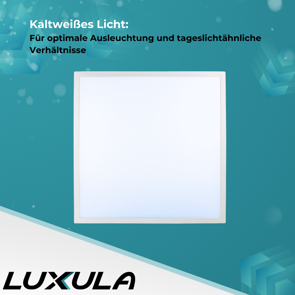 6er Pack LED BackLit Panel UGR<19, 62x62, 40W, 4400 lm, 6000K, 90°