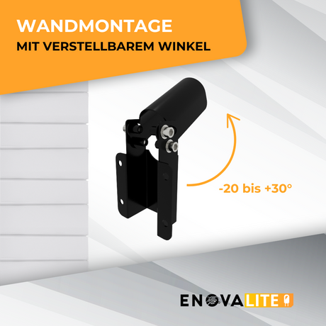 Straßenleuchten Adapter, Wandmontage, flex, 52-60 mm.