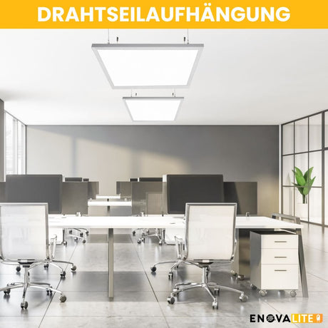 4er Pack LED Panel, 62x62 cm, 36 W, 3600 lm, 4000 K, UGR<19,Philips Driver.