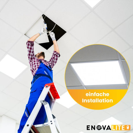 4er Pack LED Panel, 62x62 cm, 36 W, 3600 lm, 4000 K, UGR<19,Philips Driver.