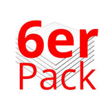 6er-Pack, LED-Panel 62x62 cm, CRI95, 45 W, 4500 K, 3600 lm, flimmerfrei - Lichttechnik24.de