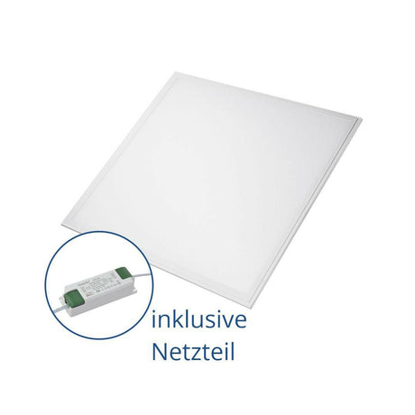 6er Pack LED-Panels, 36 W, 62x62 cm, 6000K.