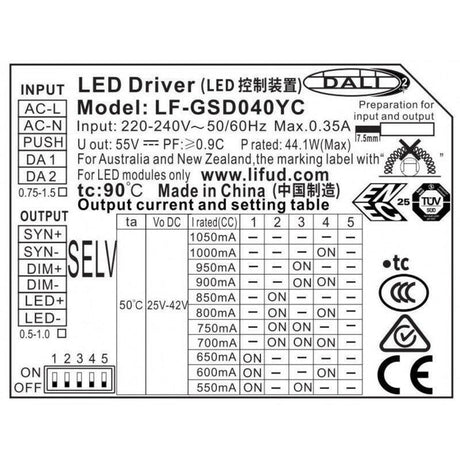 DALI Netzteil für LED-Panels 20-40W - Lichttechnik24.de
