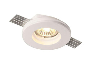 Deckeneinbauspot  Trimless für GU10- /MR16-Leuchtmittel, weiß, rund.