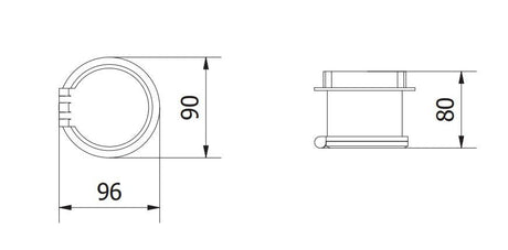 Einbausteckdose für Möbel, induktives Ladegerät, USB, HDMI, RJ-45, in schwarz - Lichttechnik24.de
