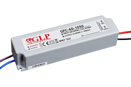 GPC-60: LED-Netzteil, 60 W Serie, IP67, konstant Strom, 12-60 V DC / 1050 mA - Lichttechnik24.de