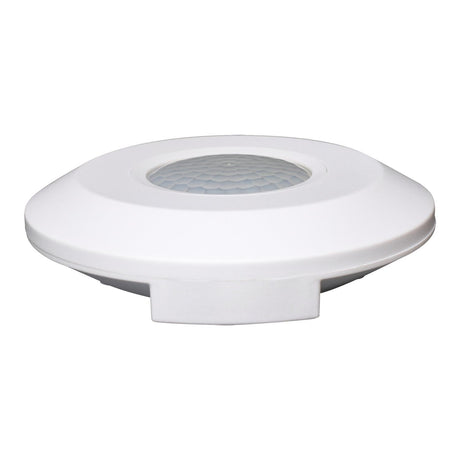 Infrarot-Bewegungsmelder, Ø 108 mm, 8m, weiß.