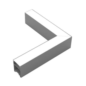 L-Verbinder für Linearleuchte Slim Professional, 4000 K (neutralweiß), 10 W, 1000 lm, silber.