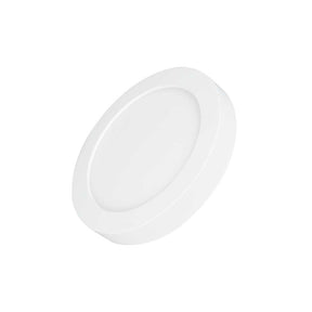 LED CCT Aufbauleuchte, 6W, 525 lm, ø122x35mm, 3000-4000-6000K einstellbar, mit Diffusor, rund.