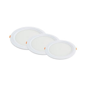 LED-Einbaupanel pro, 6 W, 375 lm, 6000 K, rund.
