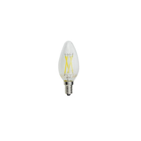 LED Filament Leuchtmittel E14, C35, 4 W, 400 lm, 4500 K.