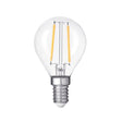 LED Filament Leuchtmittel E14, G45, 4 W, 400 lm, 2700 K, dimmbar - Lichttechnik24.de