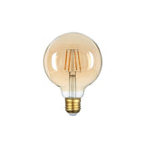 LED Filament Leuchtmittel, Vintage Lampe, G95, gold, E27, groß, Ø 95 mm, 4 W, 400 lm - Lichttechnik24.de
