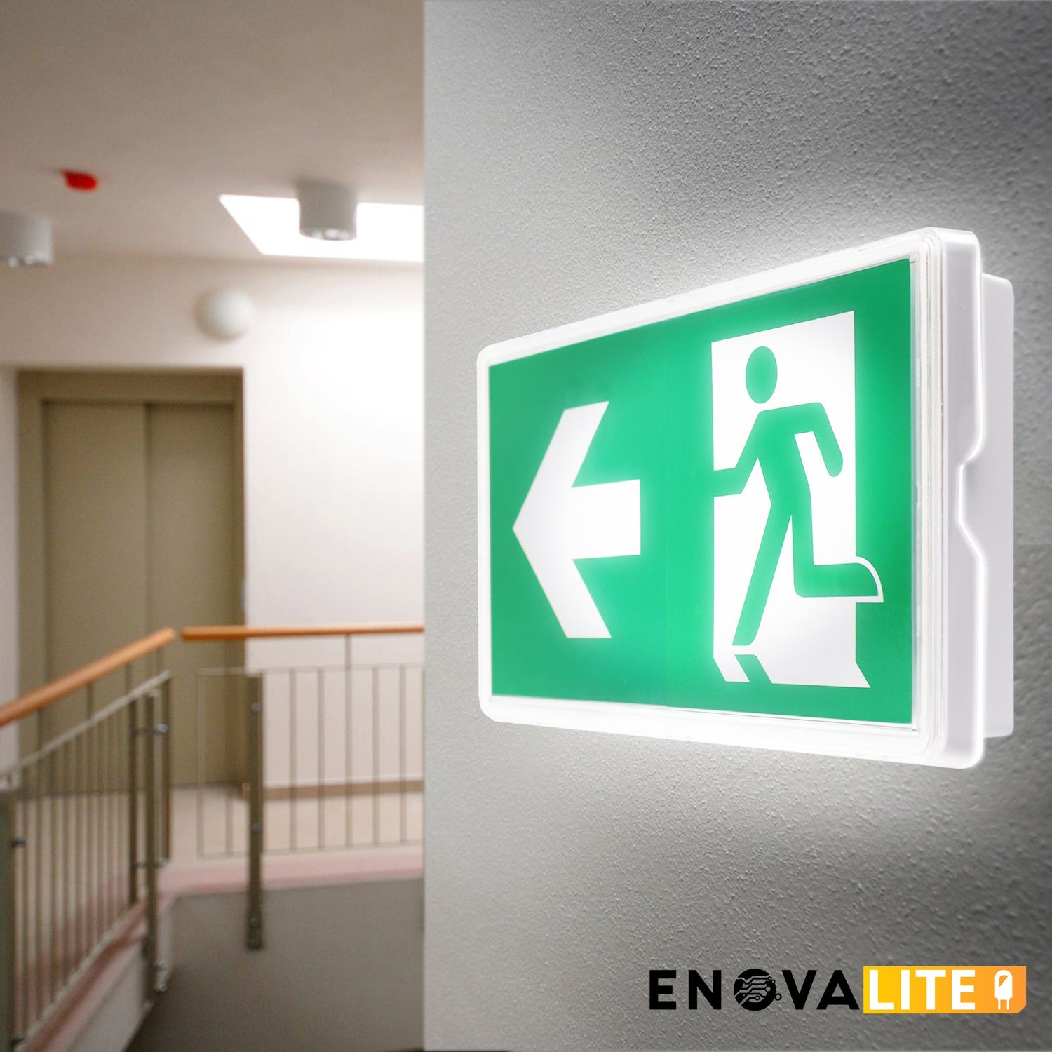 10er Pack LED-Fluchtwegleuchte mit Notstromakku 3h, TEST-Funktion 10er Pack LED-Fluchtwegleuchte mit Notstromakku 3h, TEST-Funktion