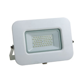 LED-Fluter, 50 W, 4250 lm, slim, weiß, IP65, 4500 K (neutralweiß).