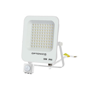 LED-Fluter, 50 W, 6000 K, IP65, Bewegungsmelder.