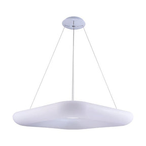 LED Hängeleuchte, Pendelleuchte, Deckenleuchte, 38W, 2660 lm, 3000K, 450x450mm, quadratisch, sandwei.