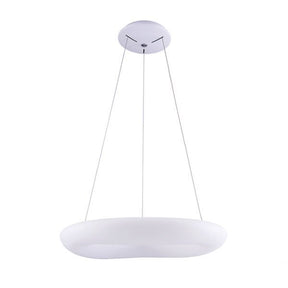 LED Hängeleuchte, Pendelleuchte, Deckenleuchte, 50W,  3500 lm, 3000K, Ø600mm, rund, sandweiß.