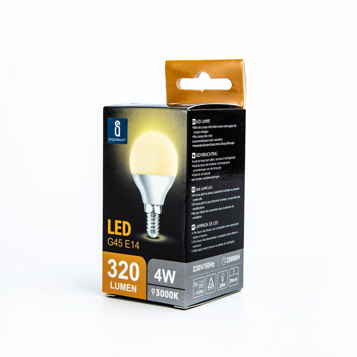 LED Leuchtmittel, E14, 4 W, 340 lm, 3000 K - Lichttechnik24.de