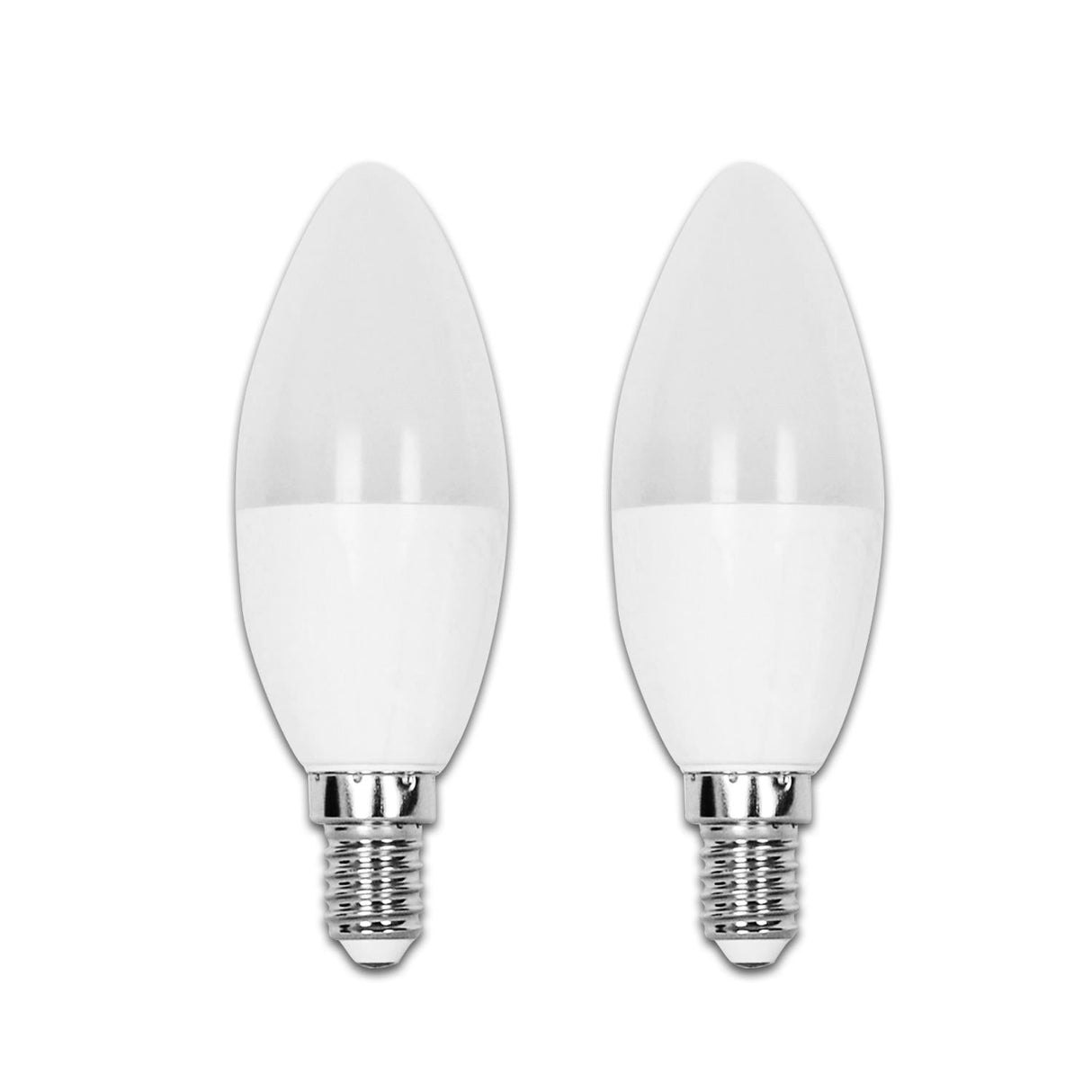 LED Leuchtmittel, E14, 7 W, 620 lm, 6500 K, 2 Stk. - Lichttechnik24.de
