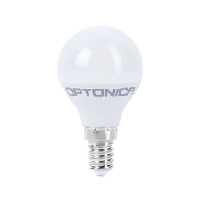 LED-Leuchtmittel E14, G45, 5,5 W, 450 lm, 2700K.