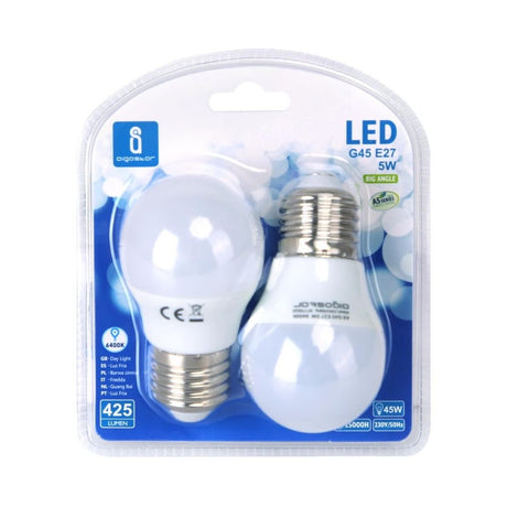 LED Leuchtmittel, E27, 5 W, 425 lm, 6400 K, 2er  Lichttechnik24.de.