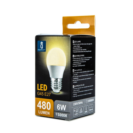 LED Leuchtmittel, E27, 6 W, 510 lm, 3000 K  Lichttechnik24.de.