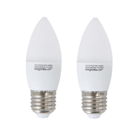 LED Leuchtmittel, E27, 6 W, 510 lm, 3000 K, 2er.