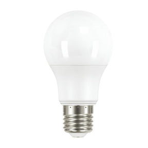 LED Leuchtmittel E27, 8,5 W, 806 lm, 2700 K (warmweiß).