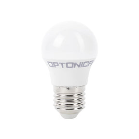 LED-Leuchtmittel E27, G45, 8 W, 710 lm, 6000K.