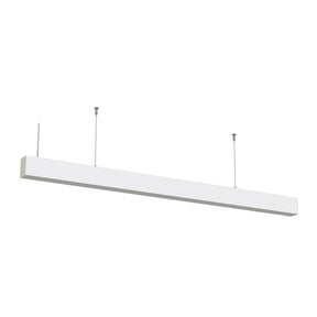 LED-Linear Büro-/Tresenleuchte, erweiterbar 40 W, 4000 K, weiß.