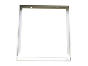Aufbaurahmen für LED-Panel 62x62 cm, steckbar, weiß.